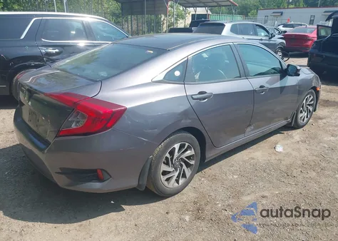 2016 Honda Civic Ex из США, поврежденный, VIN 19XFC2F78GE232106